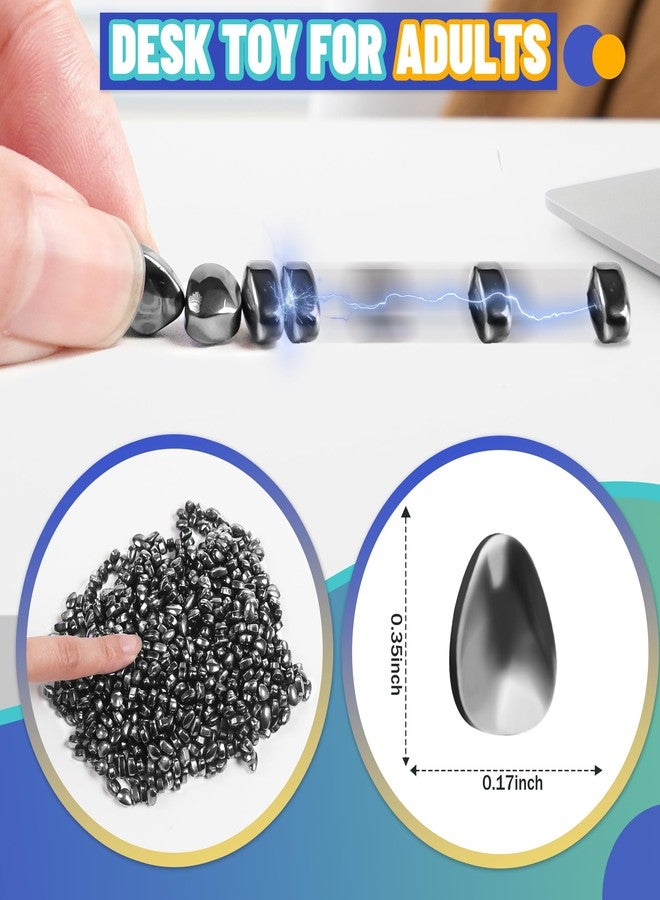 Chilvil Valentines Day Gifts for Him Teen Boy, 300pc Magnetic Fidget Toy for Adult Men Sensory Autism ADHD Office Desk Stress Anxiety Magnet Beads Balls Stones Cool Gadget for Teen Girl Easter Basket Stuffer - Image 5